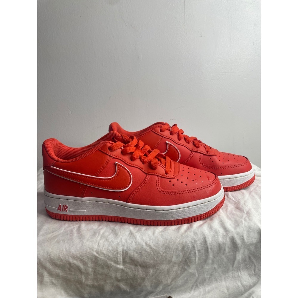 Nike Air Force 1 GS Picante Red White DX5805 600 Youth Size 5Y - Picture 3 of 8